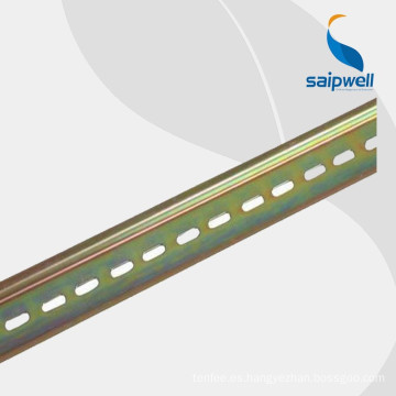 rieles de hierro Saipwell T-Din35mm, riel del interruptor de circuito en miniatura, rieles de montaje